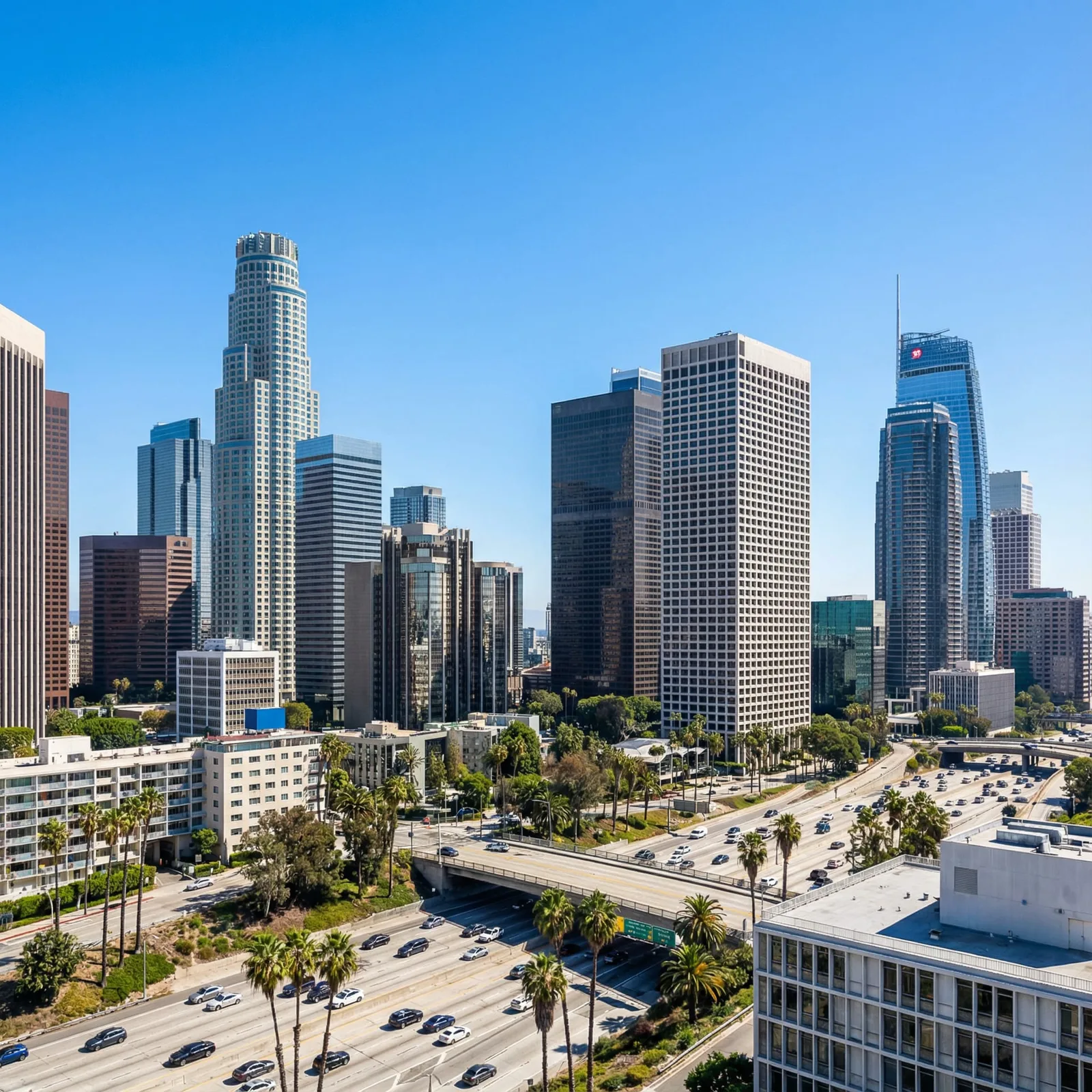 Downtown Los Angeles, part of our air duct cleaning service area