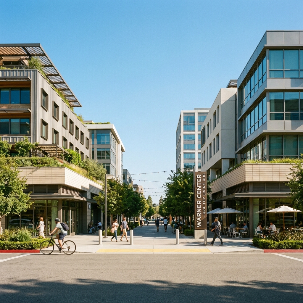 Canoga Park skyline and cityscape