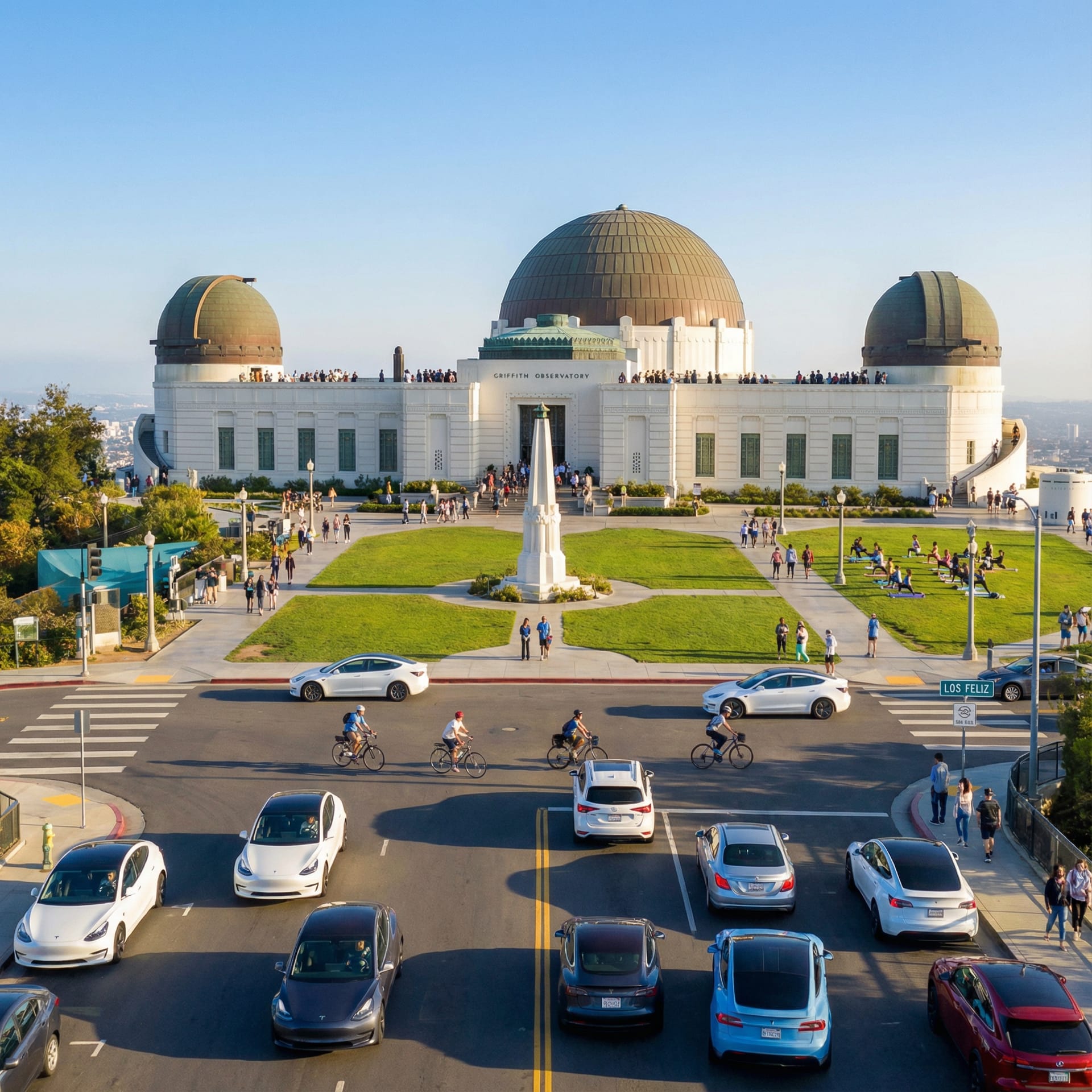 Los Feliz skyline and cityscape