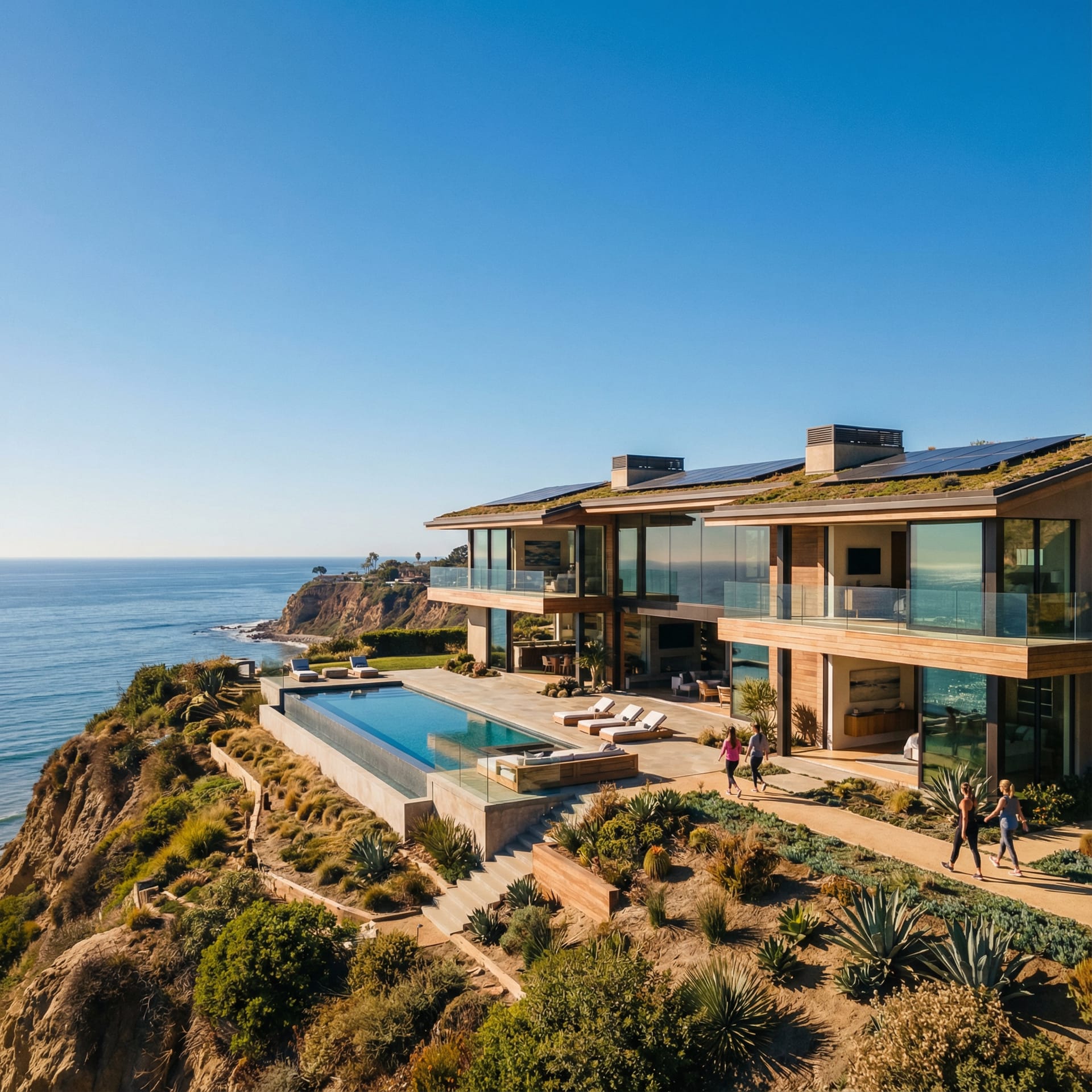 Pacific Palisades skyline and cityscape