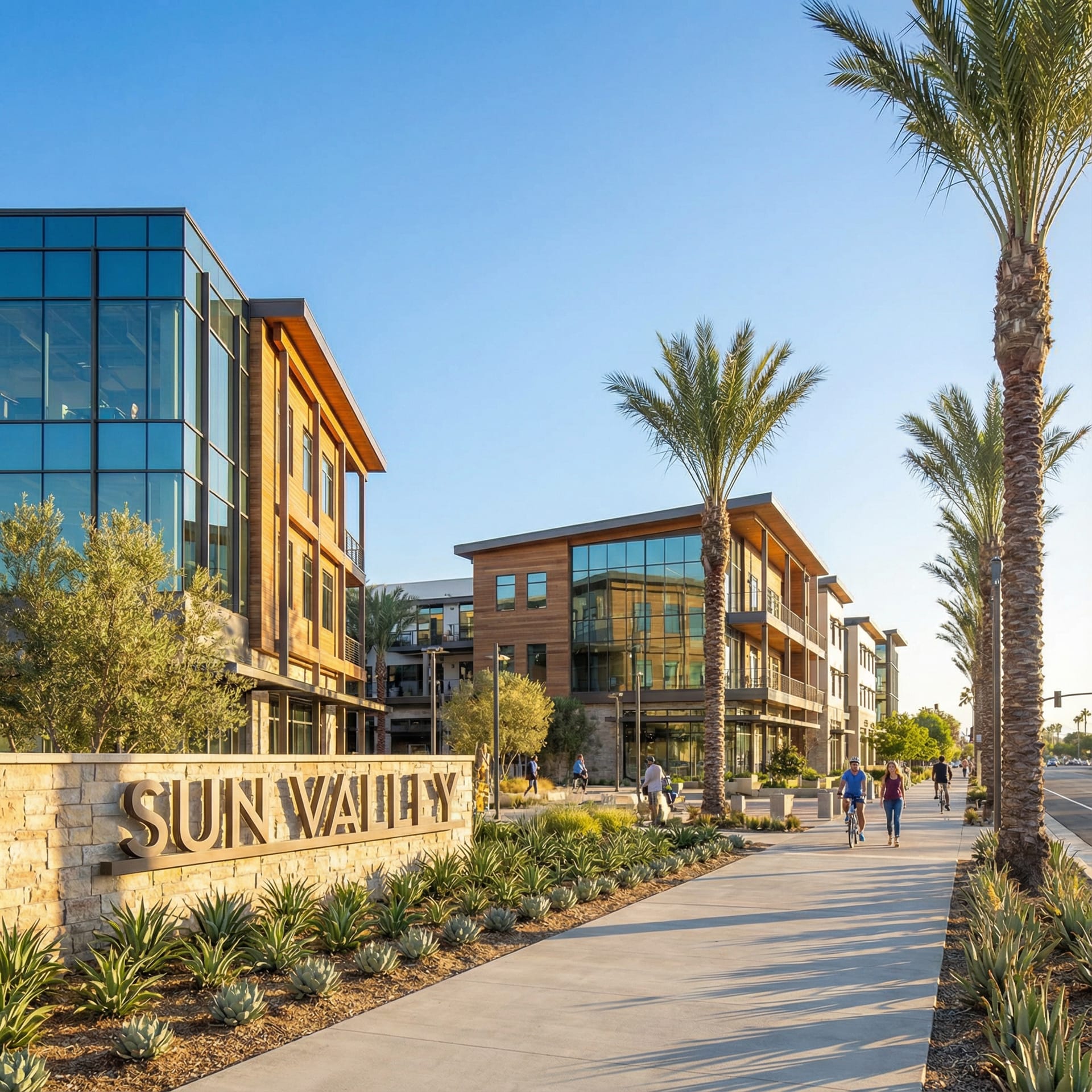 Sun Valley skyline and cityscape