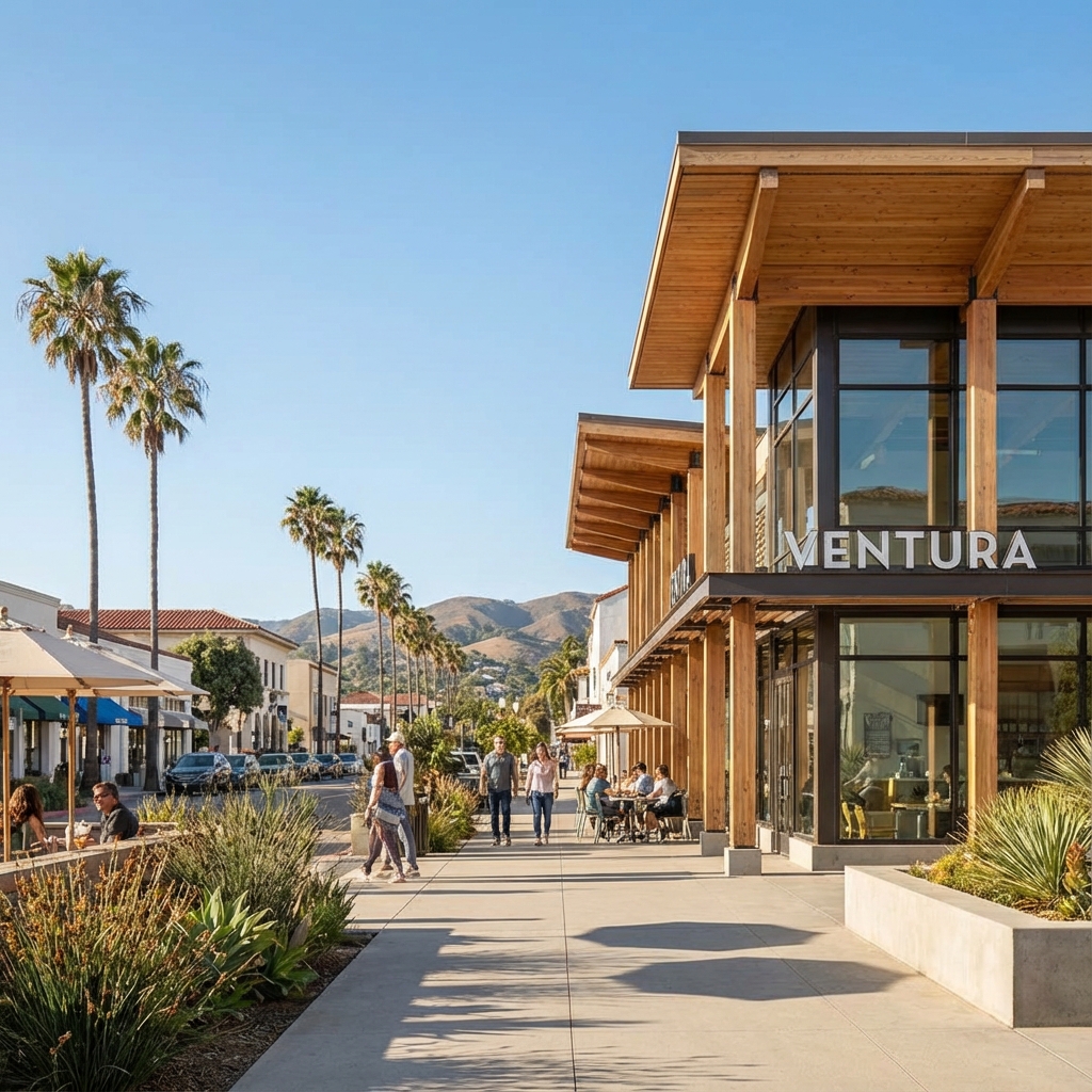 Ventura skyline and cityscape