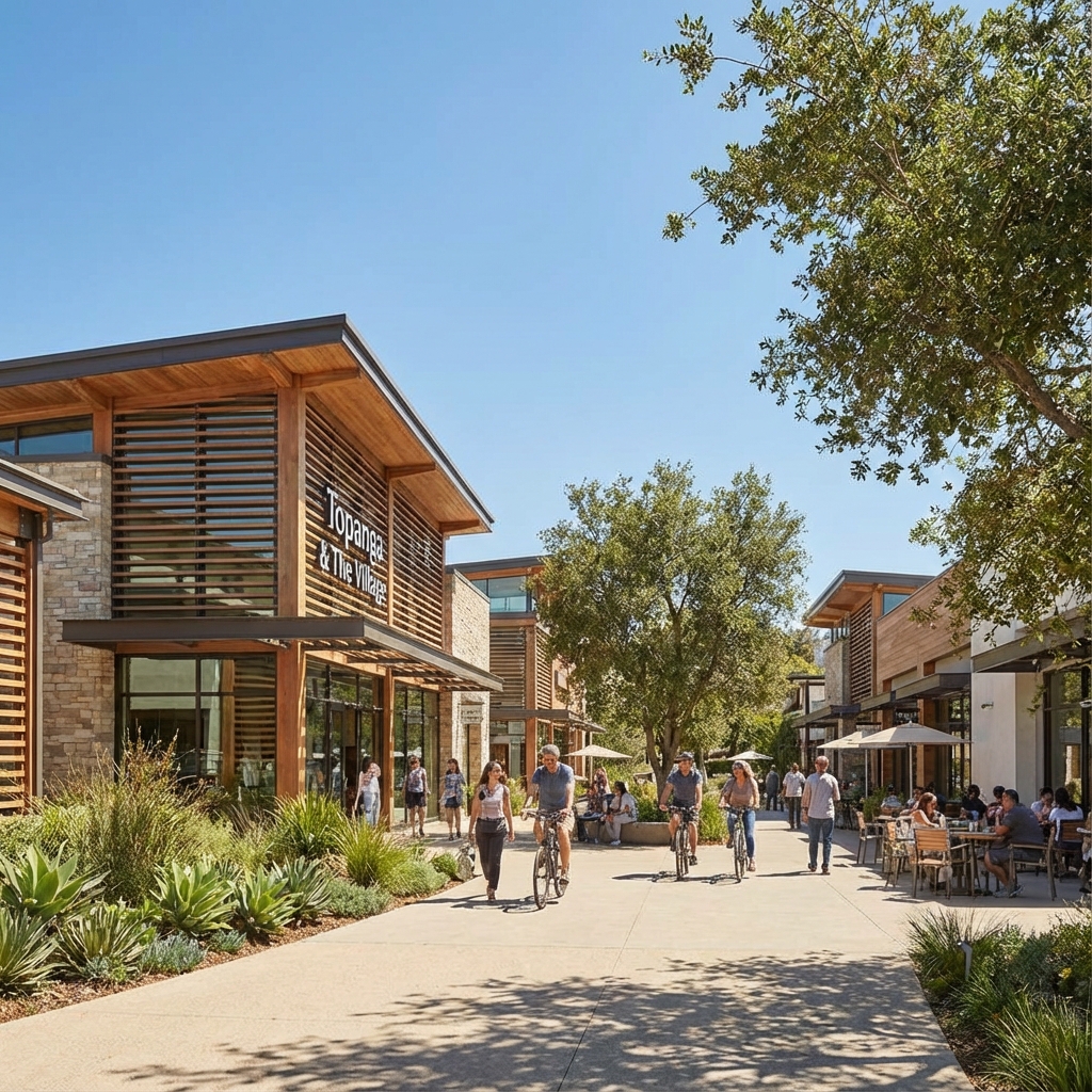 Woodland Hills skyline and cityscape